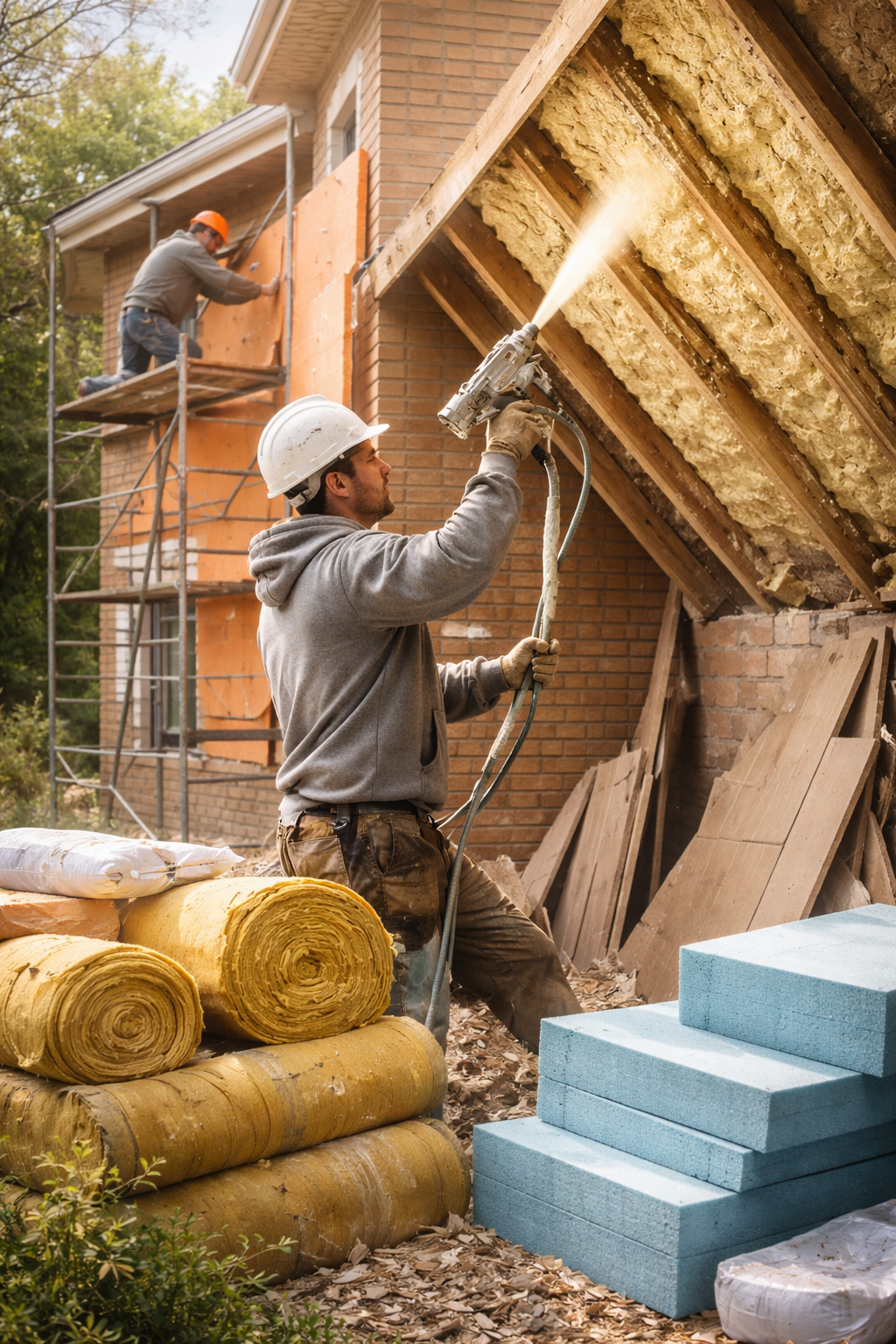 Утепление домов в Миассе под ключ от 4271 руб/м2 | Профессионально — ТепломастерМсс