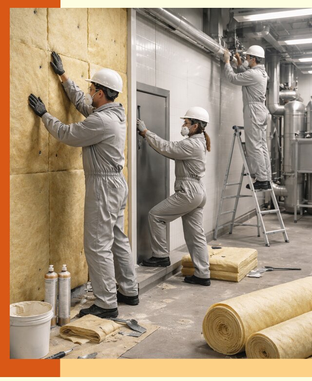 Утепление пищевого цеха под ключ в Миассе