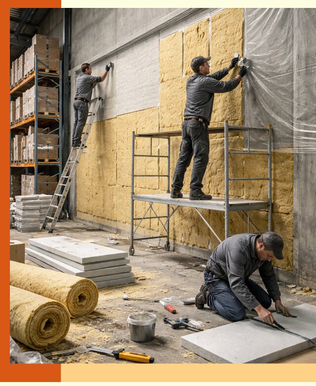 Утепление холодного склада под ключ в Миассе